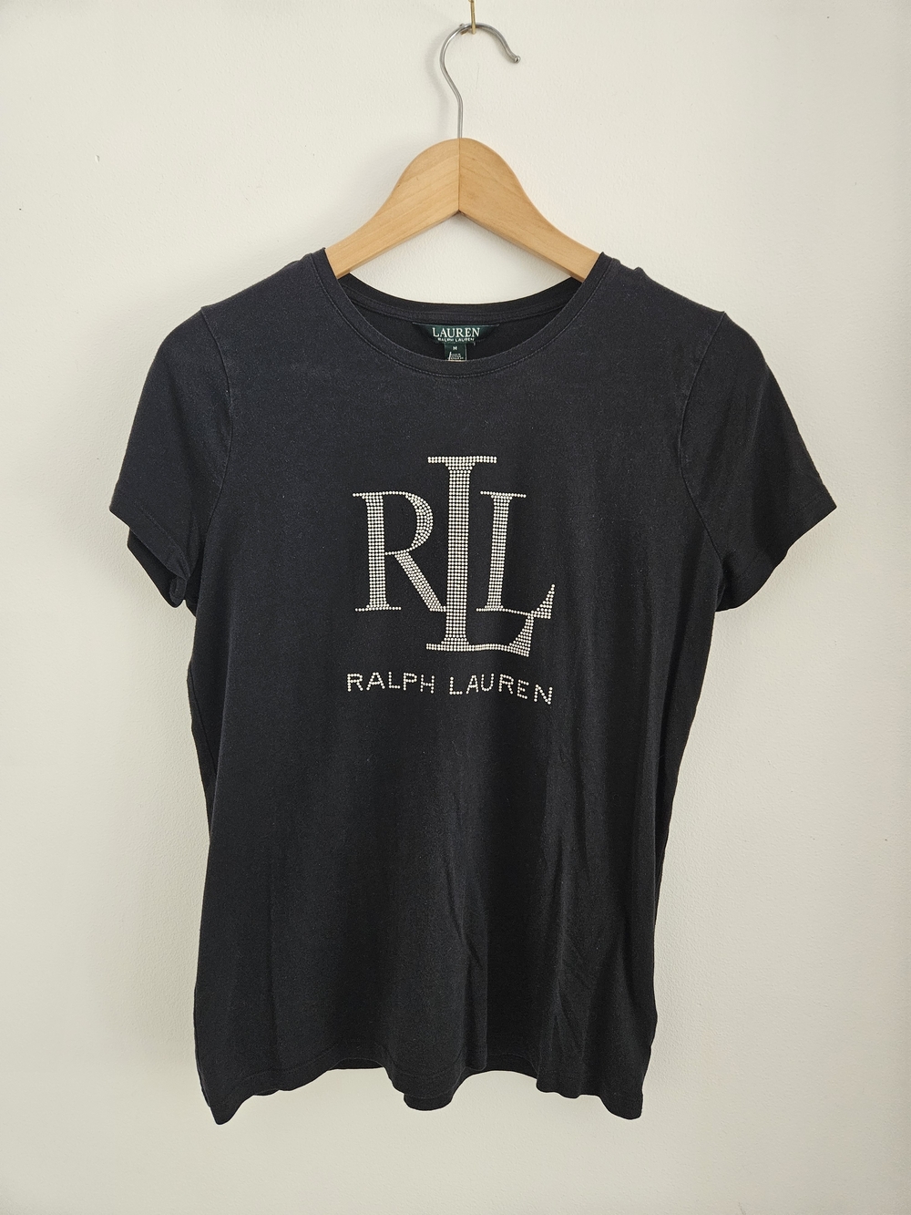 Lauren Ralph Lauren Shirt Womens Medium RLL Logo Short Sleeve Tee